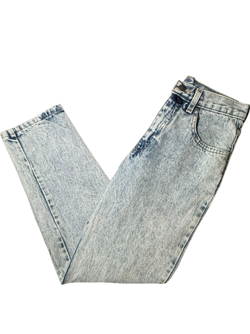 Rare Vintage Calvin Klein Made In USA Acid Wash 100% Cotton Jeans 26/27